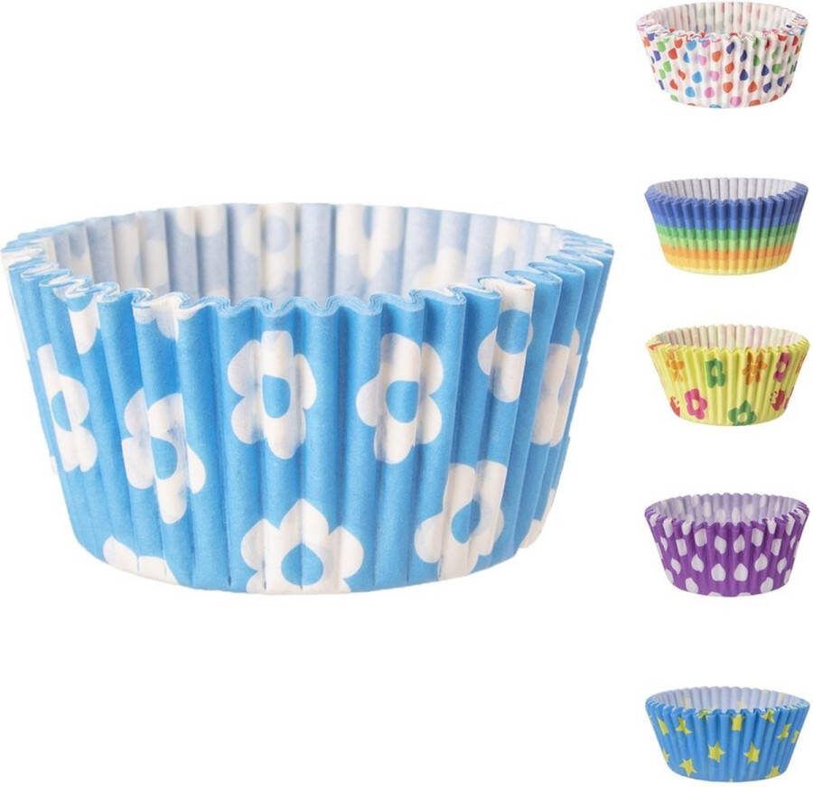 Orion group Cupcake Vormpjes Papier 6 cm 80 stuks Muffinvormpjes Muffin Muffinvorm Bakvorm