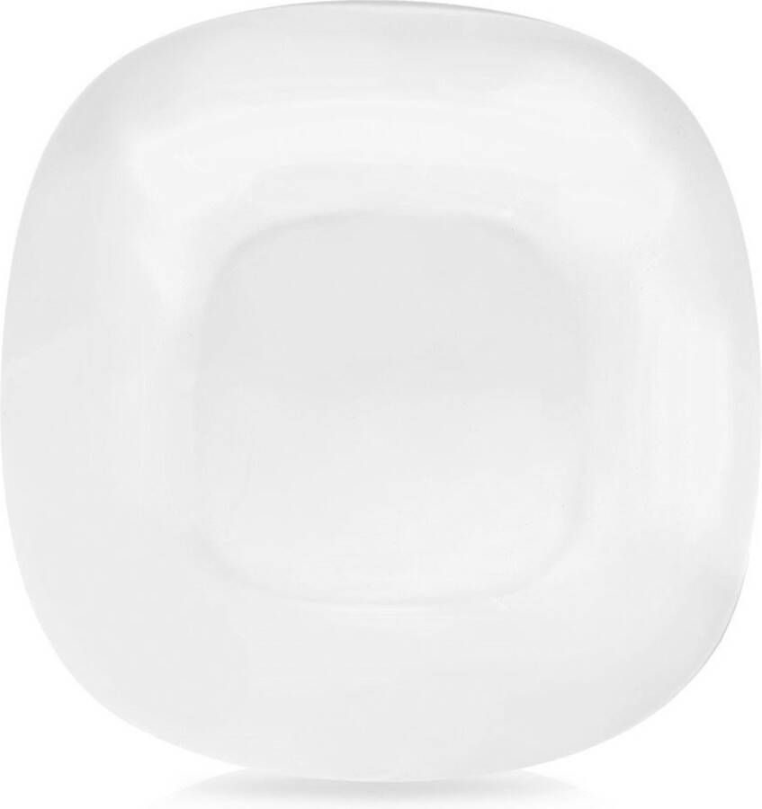 Orion group Dessertbord Glas LUNA 20 cm Taart Bordjes Bord Ontbijtbord Borden