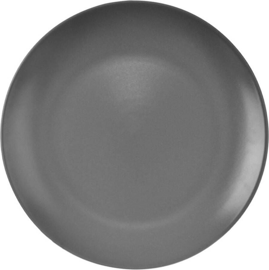 Orion group Dessertbord Keramiek Grijs ALFA 21 5 cm Taart Bordjes Bord Ontbijtbord Borden