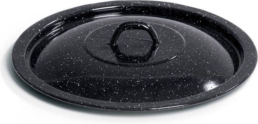 Orion group Heksenketel Deksel Geëmailleerd 7 5 l 34 cm Pannendeksel Cauldron Potjie-Ketel BBQ Barbecue