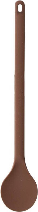 Orion group Keuken Spatel Silicone Bruin SILLINIE 28 cm Keukenspatel Bakspaan Bak Pannenlikker