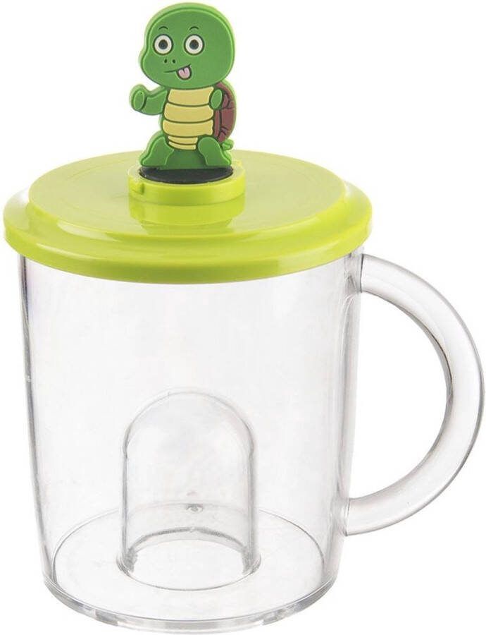 Orion group Kinderbeker met Figuur Schildpad 240 ml Beker Drinkbeker Mok voor Kinderen Kindermok
