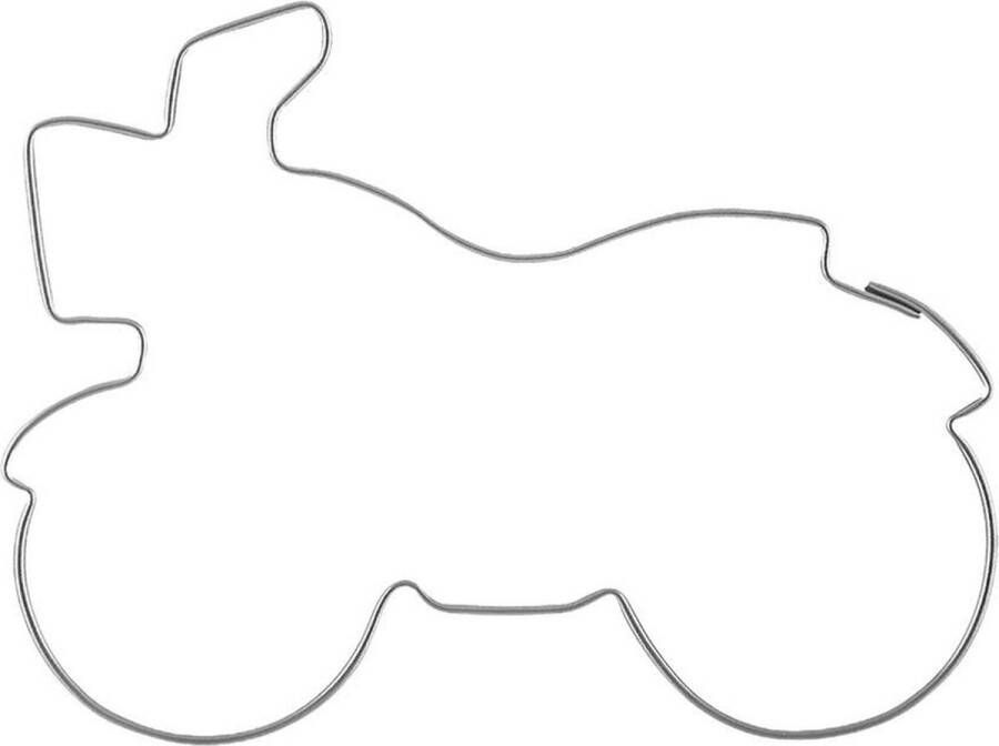 Orion group Koekjessnijder Edelstaal Motor 7 cm Vormen Uitsteekvorm Cookie Cutter Uitsteekvormpjes Koekjes Bakken
