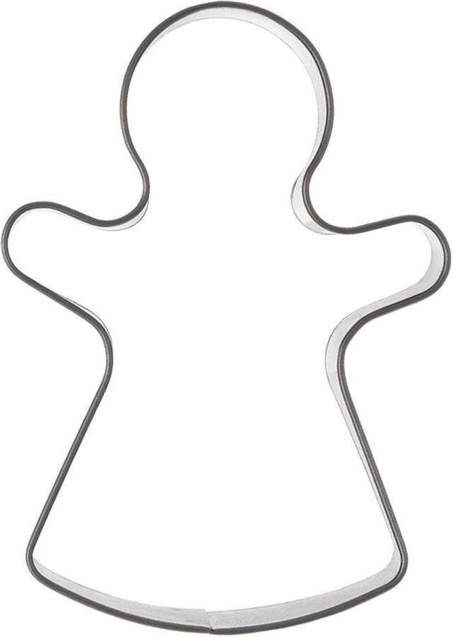 Orion group Koekjessnijder Edelstaal Pop 6 8 cm Vormen Uitsteekvorm Cookie Cutter Uitsteekvormpjes Koekjes Bakken