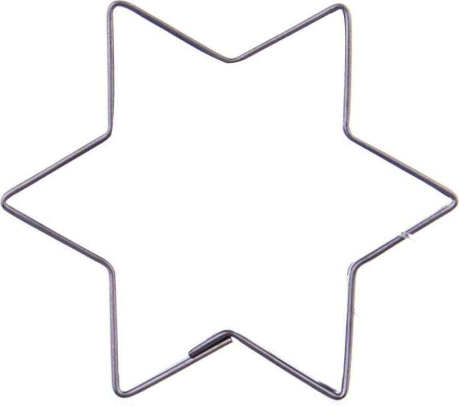 Orion group Koekjessnijder Edelstaal Ster 6 5 cm Vormen Uitsteekvorm Cookie Cutter Uitsteekvormpjes Koekjes Bakken