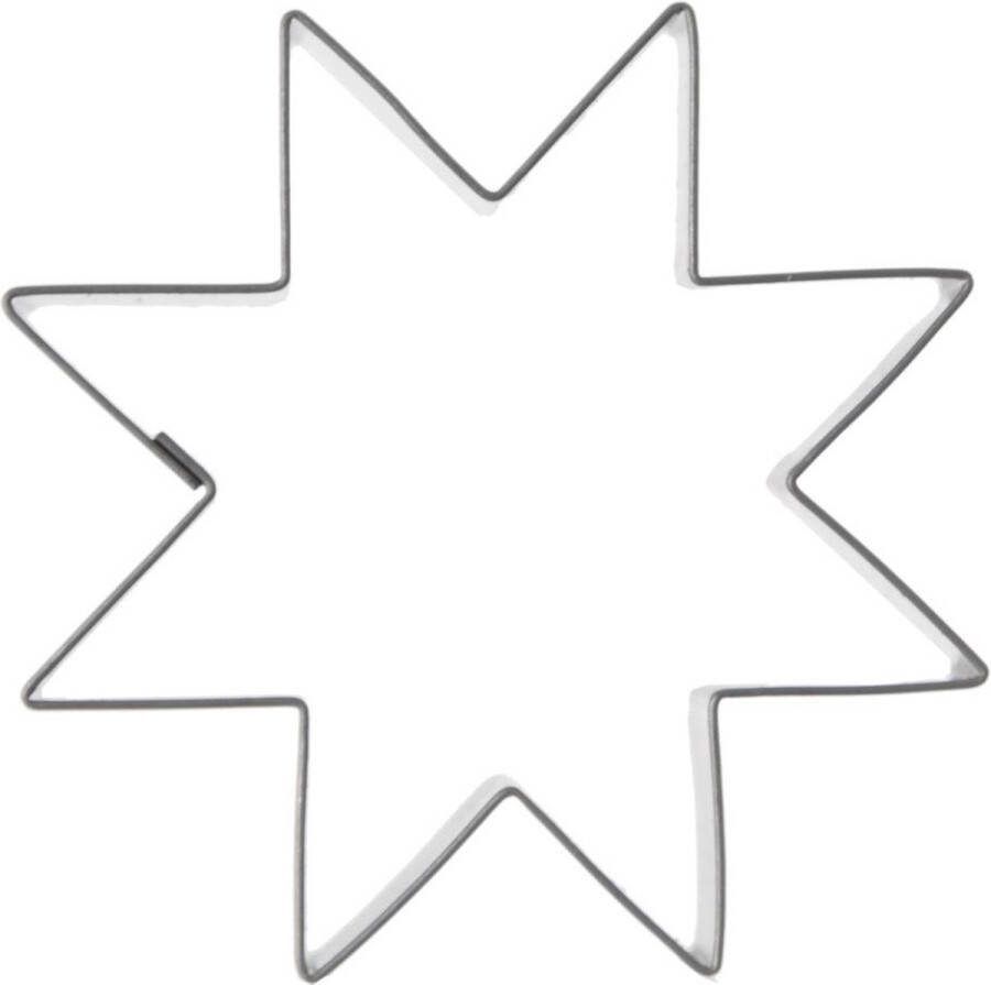 Orion group Koekjessnijder Edelstaal Ster 6 cm Vormen Uitsteekvorm Cookie Cutter Uitsteekvormpjes Koekjes Bakken