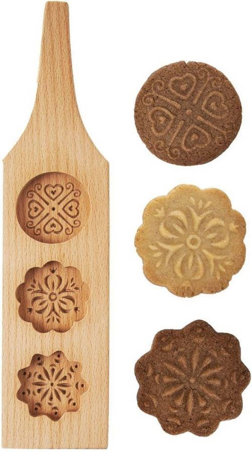 Orion group Koekjesvorm Houten 31x7 cm Bakvorm voor Koekjes