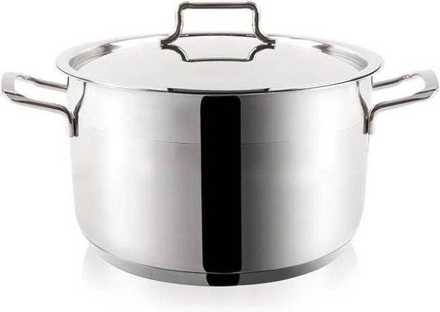 Orion group Kookpan Edelstaal met Deksel ANETT 14 cm 700 ml Kookpot Soeppan