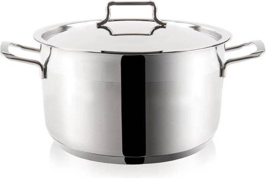 Orion group Kookpan Edelstaal met Deksel ANETT 20 cm 3 l Kookpot Soeppan