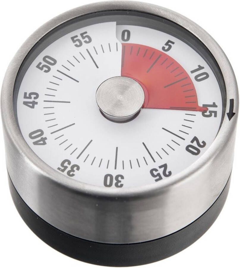 Orion group Kookwekker met Magneet Analoog 6 cm Keukentimer Timer