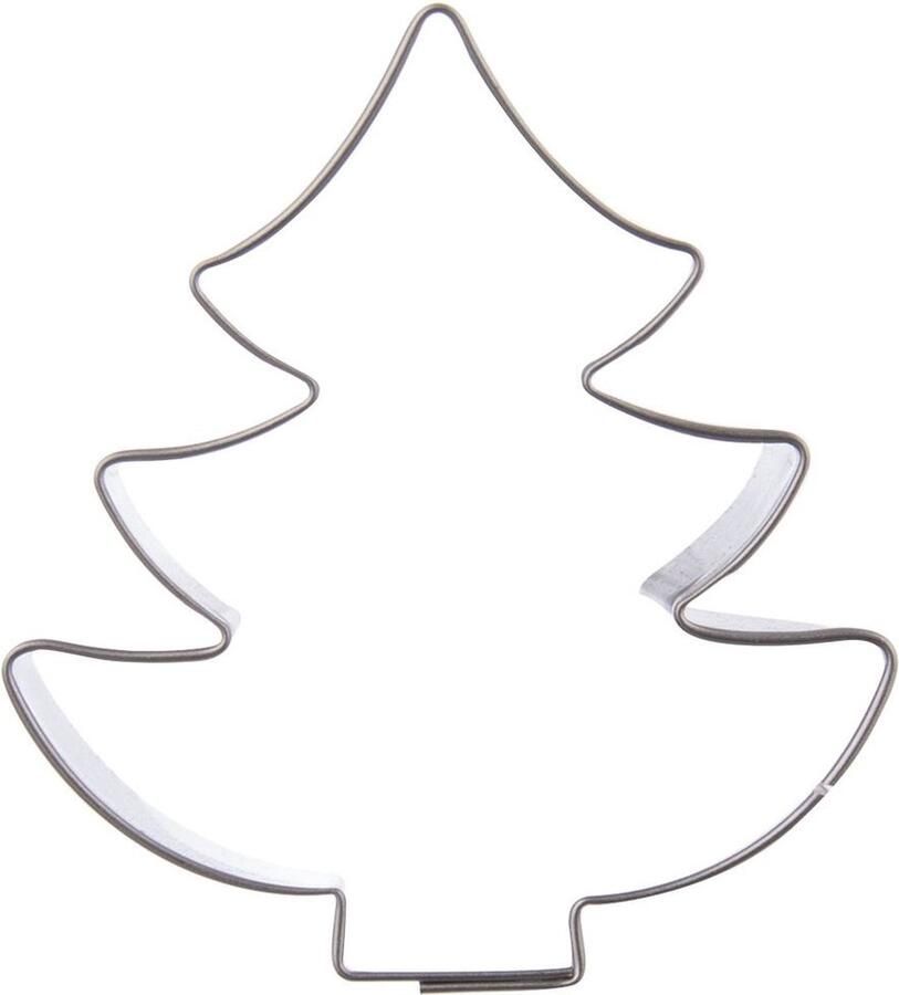 Orion group Koekjessnijder Edelstaal Kerstboom 4 6 cm Vormen Uitsteekvorm Cookie Cutter Uitsteekvormpjes Koekjes Bakken