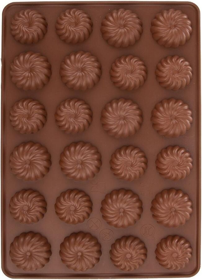 Orion group Koekjesvorm Silicone Bruin SILLINIE Bakvorm voor Koekjes