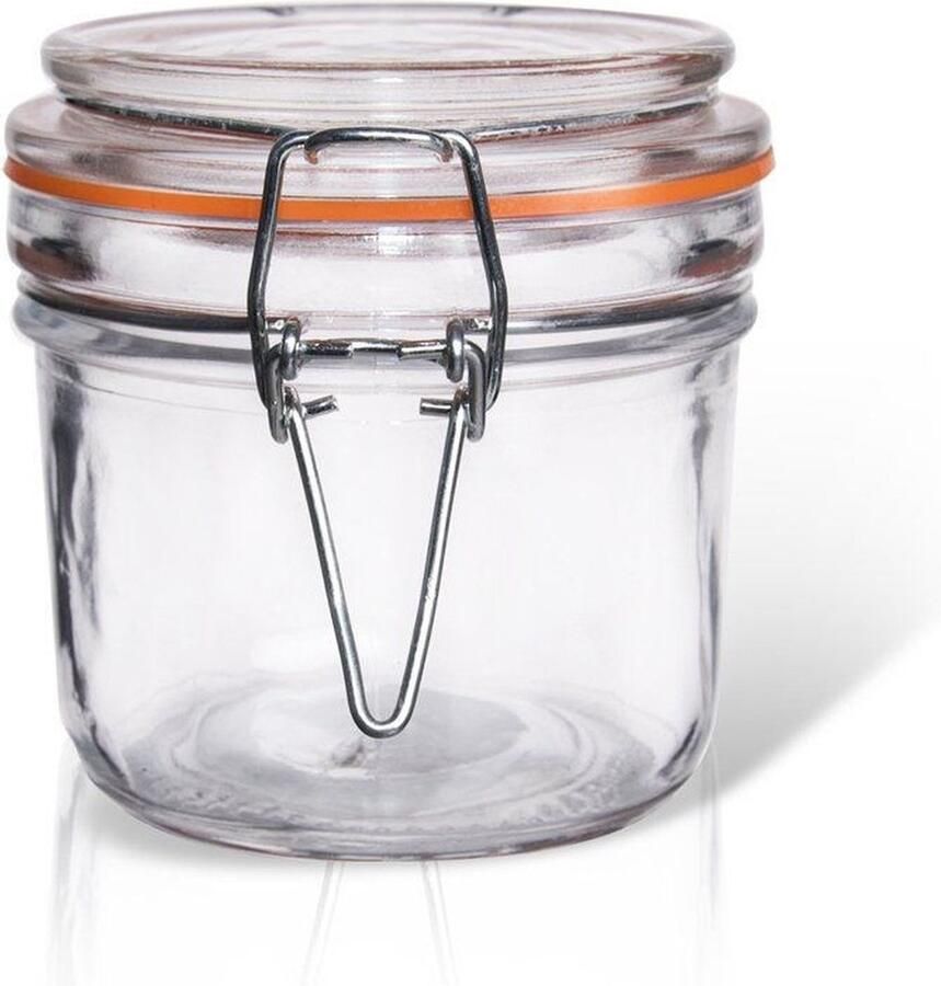 Orion group Pot met Beugelsluiting Glas 220 ml Inmaakpot Weckpot Confituren