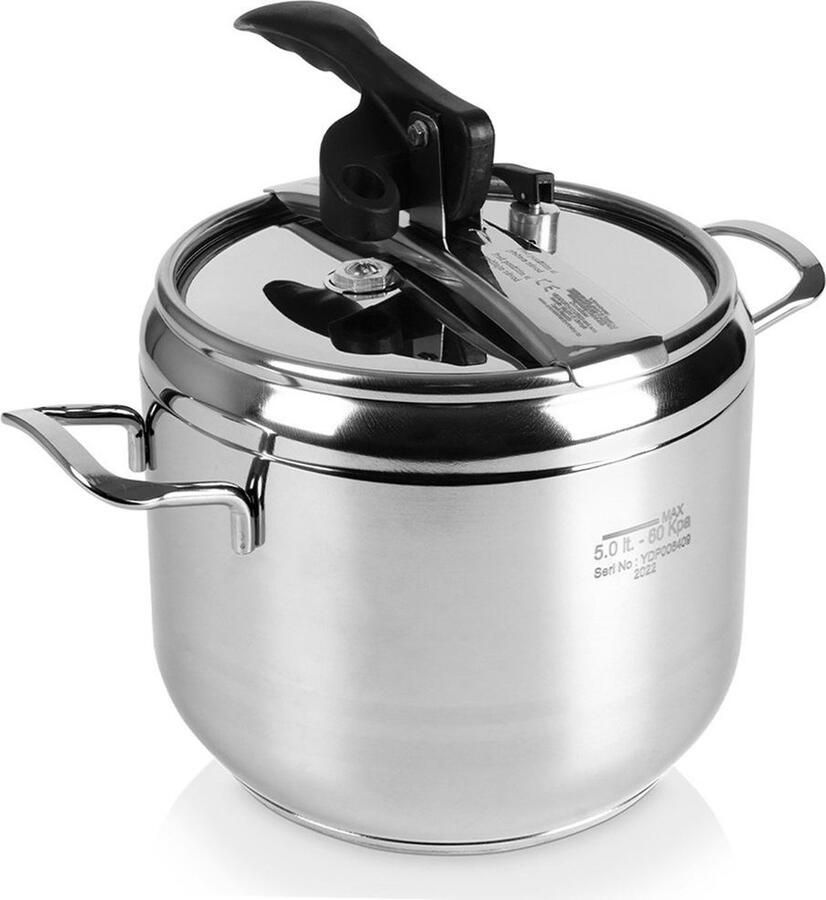 Orion group Snelkookpan Edelstaal PROFI 5 l Pressure Cooker Kookpan