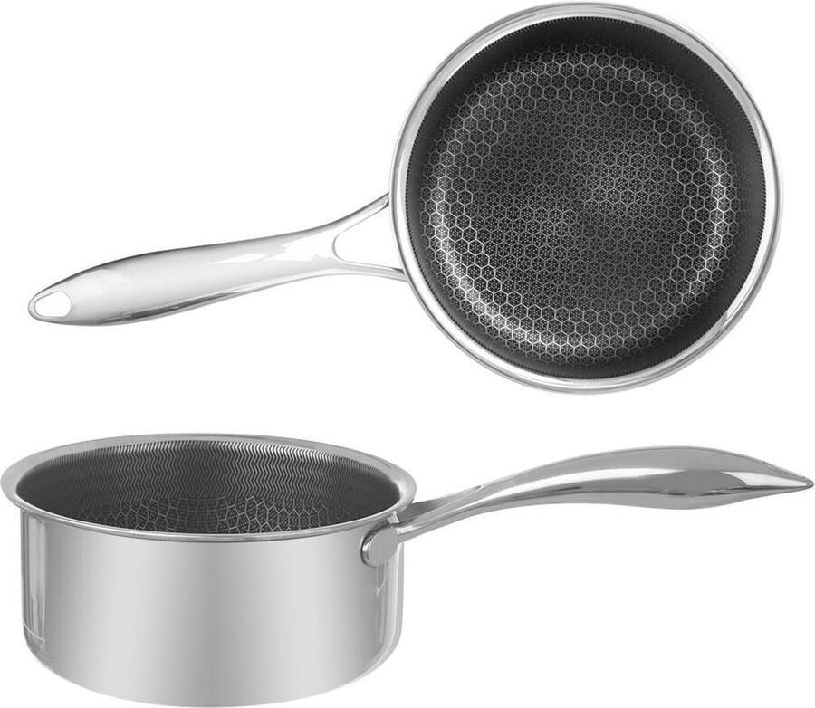 Orion group Steelpan Edelstaal COOKCELL 16 cm 1 5 l Sauspan Kookpan Kookpot Soeppan