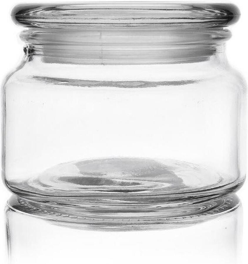 Orion group Voedselcontainer Glas 380 ml Vershoudbakjes Vershouddoos Bakjes Diepvriesbakjes Vershouden