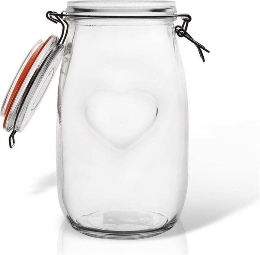 Orion group Pot met Beugelsluiting Glas 1 5 l Inmaakpot Weckpot Confituren