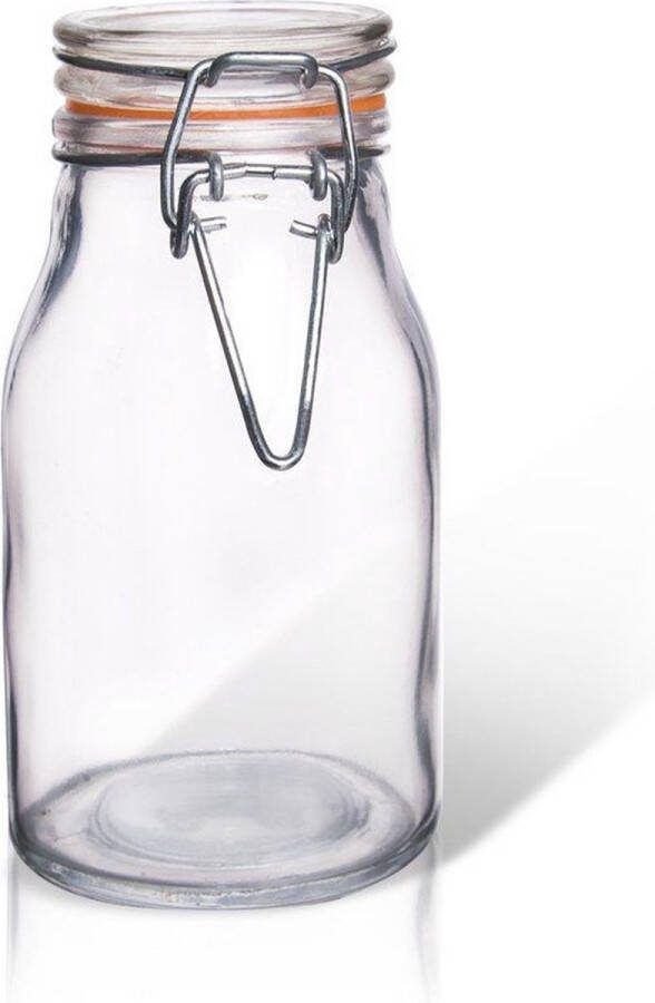 Orion group Pot met Beugelsluiting Glas 200 ml Inmaakpot Weckpot Confituren