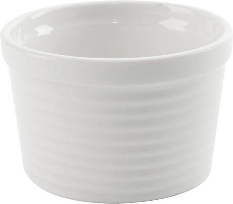 Orion group Ramekin Porselein Wit 10 5 cm 250 ml Oven Schaaltje Ovenschaal Snackkommen Dipschalen Kleine Kom voor Dipsauzen en Snacks