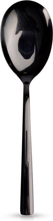 Orion group Salade Lepel Edelstaal Zwart BLACK 25 cm Slabestek Saladebestek