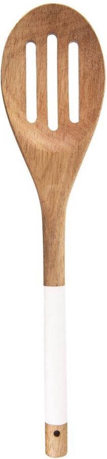 Orion group Schuimspaan Houten WHITELINE 30 cm Frituurschep Schuimlepel Keukengerei
