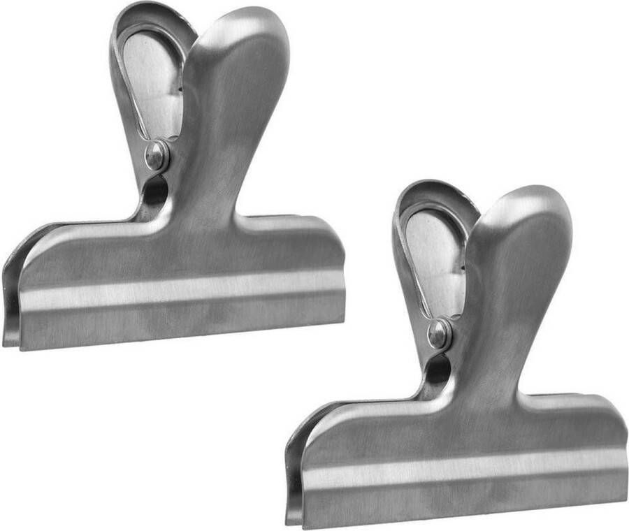 Orion group Sluitclips 2 stuks Zakclips Vershoudclips