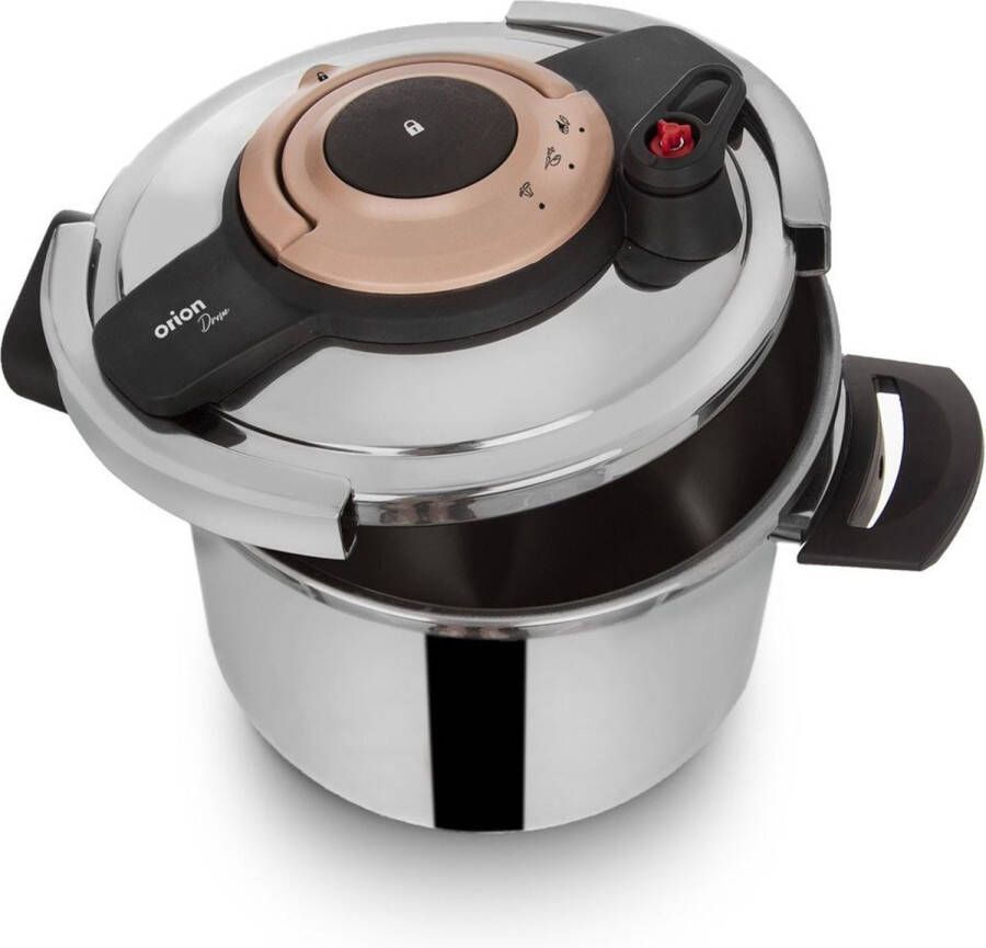 Orion group Snelkookpan Edelstaal met Automatische Vergrendeling 7 l Pressure Cooker
