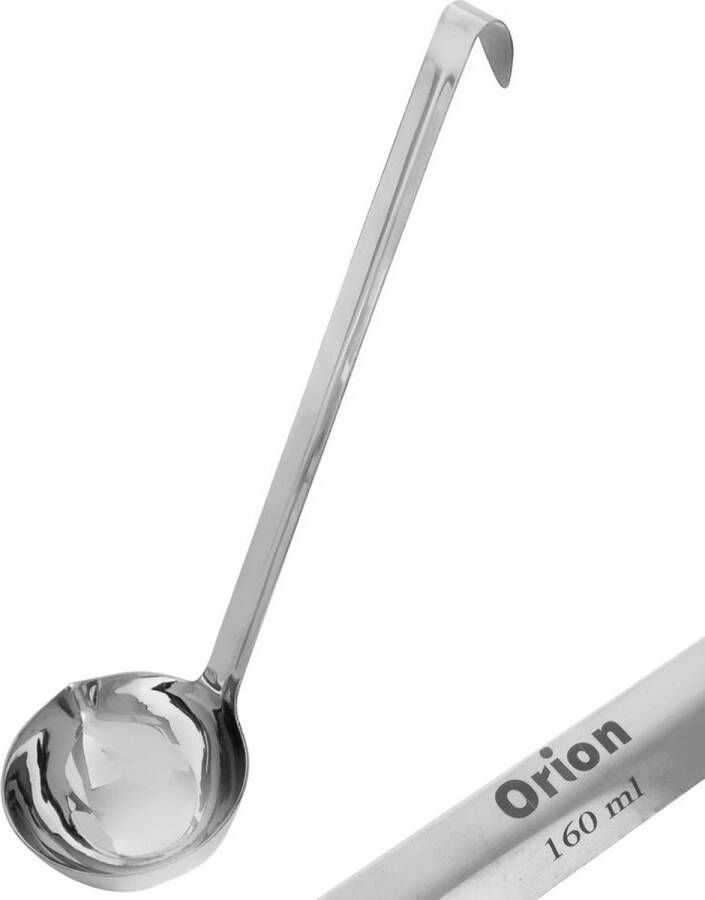 Orion group Soeplepel Edelstaal 160 ml 32 cm Opscheplepel Lepel Keukengerei