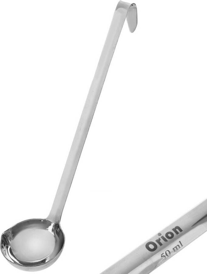 Orion group Soeplepel Edelstaal 50 ml 26 cm Opscheplepel Lepel Keukengerei