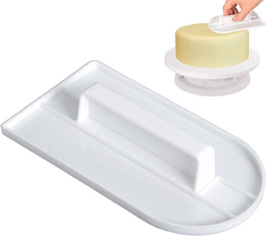 Orion group Taart Spatel 15 cm Deegschraper Glazuurspatel Taartschraper Glazuur Gladder Icing Smoother