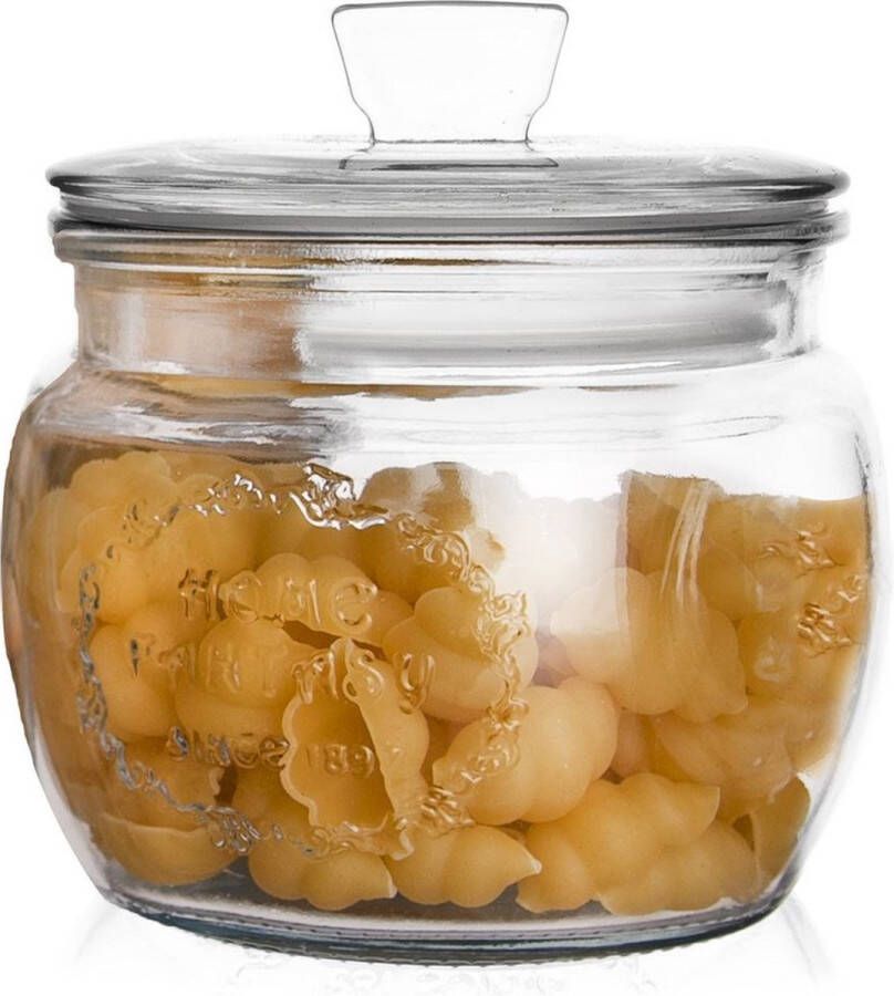 Orion group Voedselcontainer Glas 600 ml Vershoudbakjes Vershouddoos Bakjes Diepvriesbakjes Vershouden