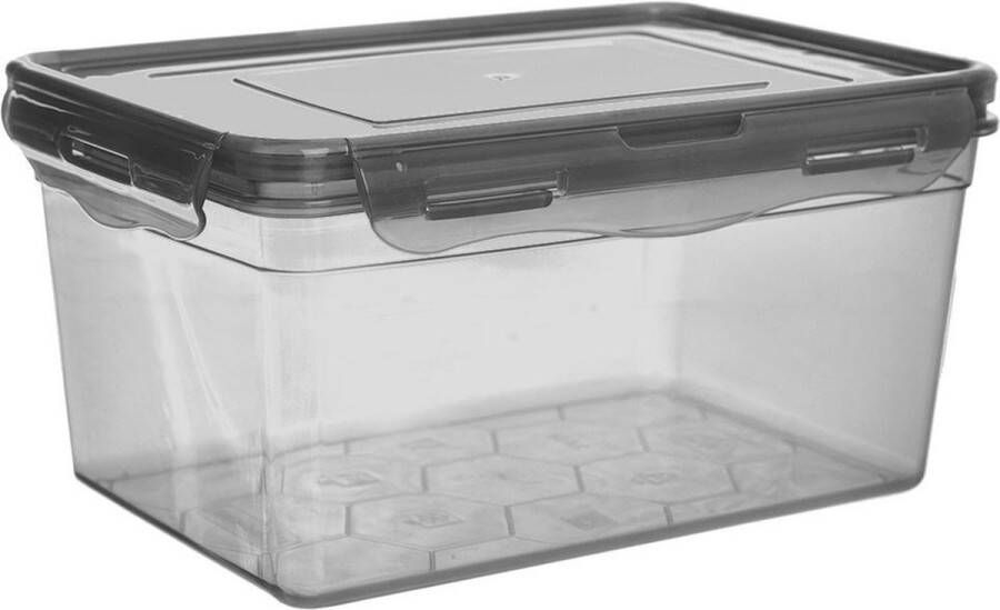 Orion group Voedselcontainer met Deksel en Pakking Grijs GREY 2 6 l Vershoudbakjes Vershouddoos Bakjes Diepvriesbakjes Vershouden