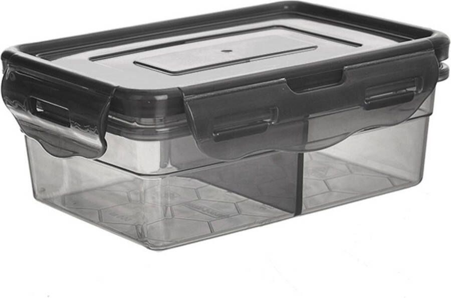 Orion group Voedselcontainer met Deksel en Pakking Split Grijs GREY 500 ml Vershoudbakjes Vershouddoos Bakjes Diepvriesbakjes Vershouden