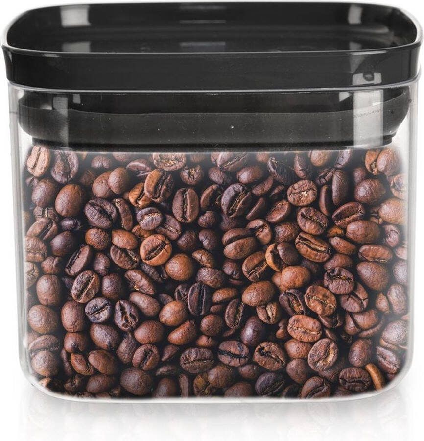 Orion group Voedselcontainer Strooibus met Deksel en Pakking Vierkant 700 ml Container voor Losse en Keuken Voedsel Doos