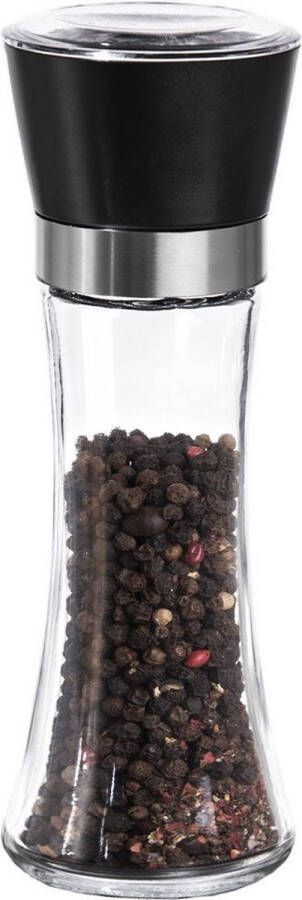 Orion group Zout- en Pepermolen Glas 18 5 cm Peper- en Zoutmolen Kruidenmolen Zout en Peper Molen