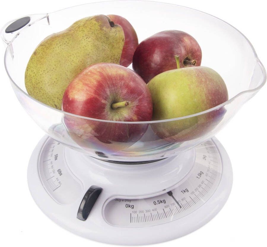 Orion Keukenweegschaal Mechanische met Schaal 3 kg Weegschaal Keuken