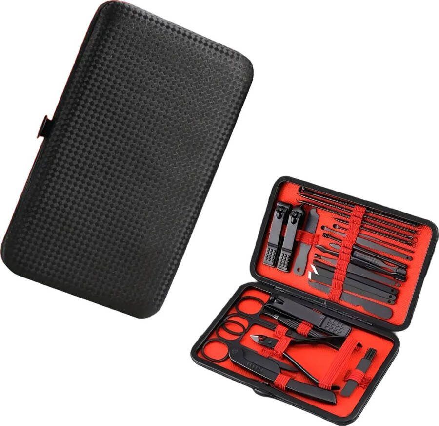 ORLINE TELECOM Nagelknipper Manicure Set Met 24 Handige Gereedschappen