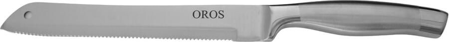 OROS Broodmes Zilver 23 cm Roestvrij Staal