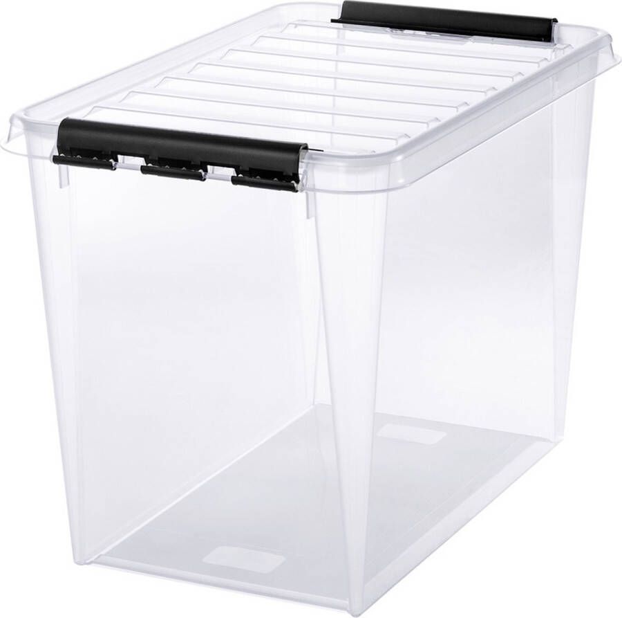 Orthex Opbergboxen met deksel 61 liter Transparant Stapelbaar 61 liter (39 x 59 x 43 cm)