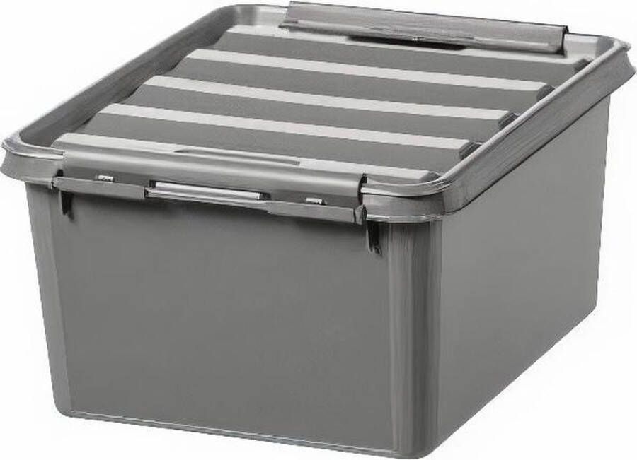 Orthex Recycled Smartstore Recycled 15 Box Met Deksel 40x30x19 Cm Taupe Orthex 3508708