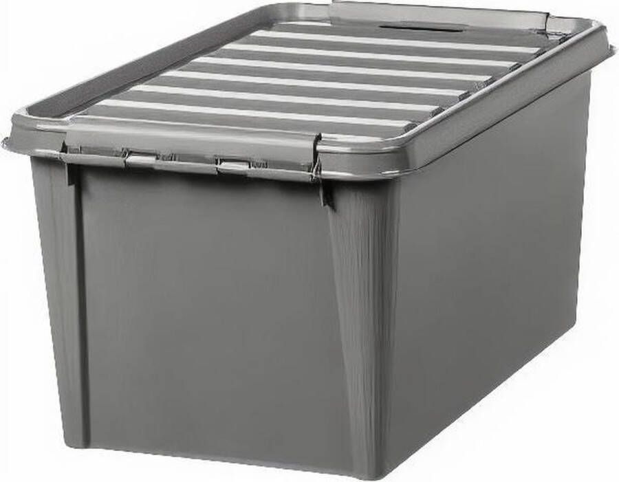 Orthex Recycled Smartstore Recycled 45 Box Met Deksel 60x40x31cm Taupe Orthex 3476708