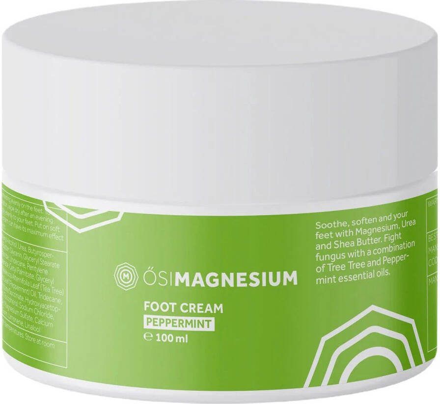 ÖSI MAGNESIUM Foot Cream Urea Tea Tree and Pepper Mint