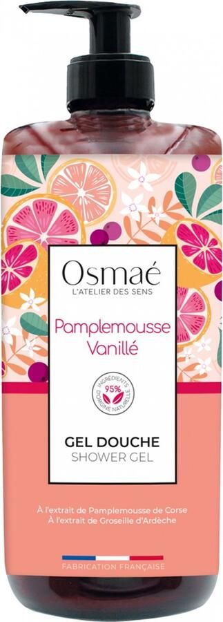 Osmaé Grapefruit Vanille Douchegel 1 L