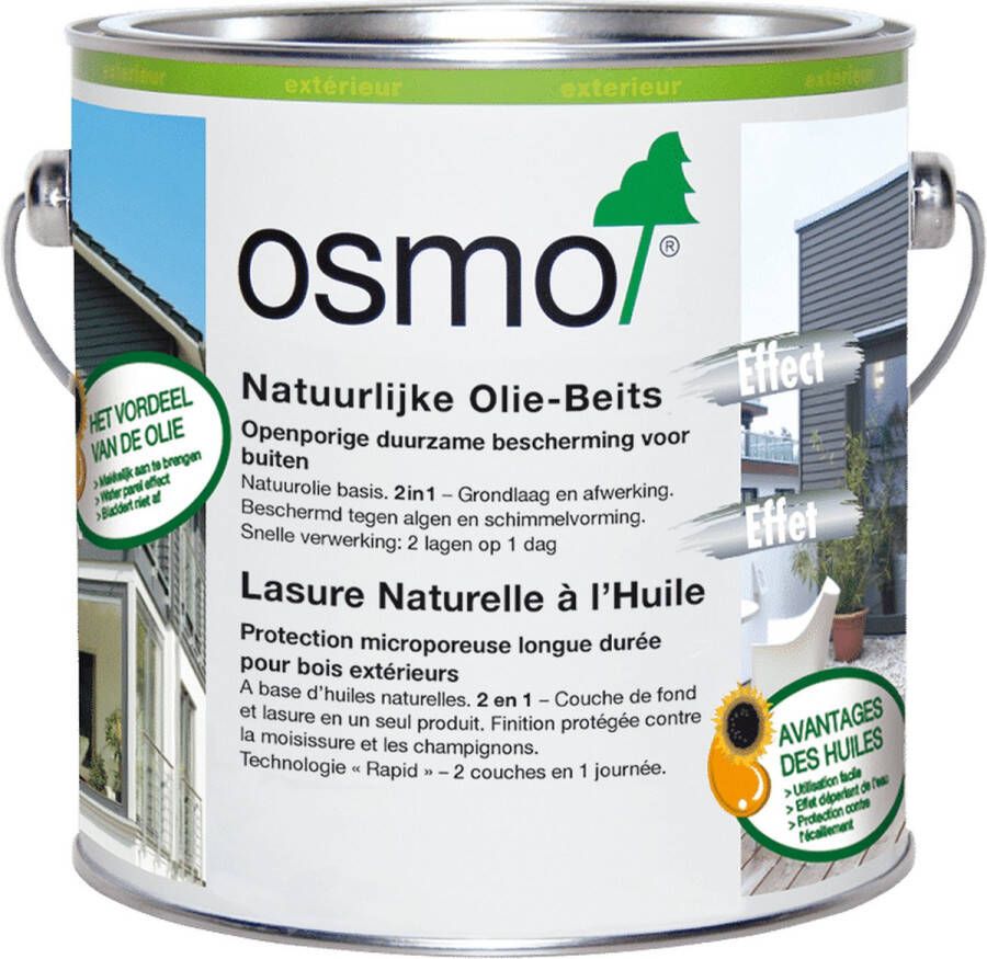 Osmo Natuurlijke Olie Beits 701 Kleurloos Mat 0.75 Liter Beits Kleurloos Buiten Transparante Beits