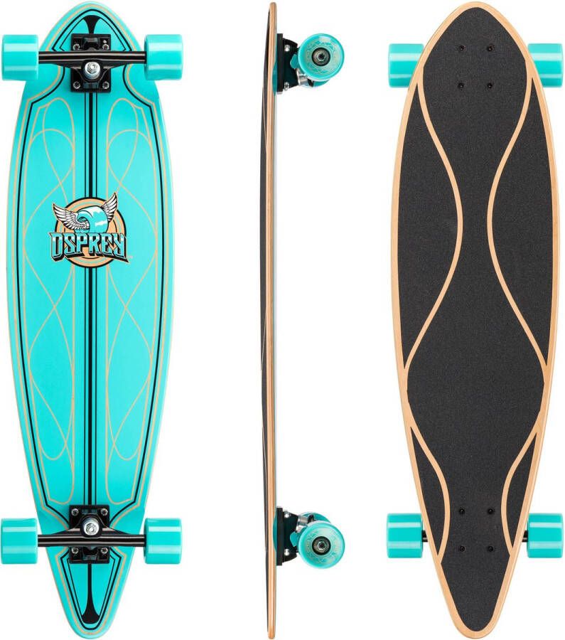 Osprey Surf & Skate Longboard Rounded Pintail Cruiser Osprey 36 Helix