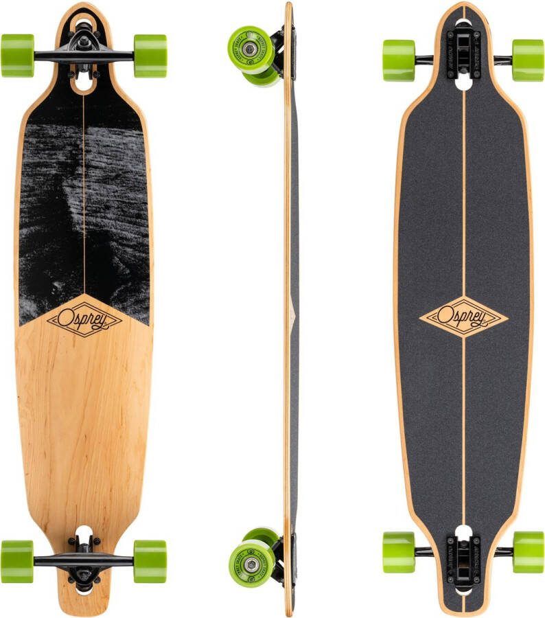 Osprey Surf & Skate OSPREY Cavity 39 longboard Canadian Maple Wood Deck Twin Tip Design