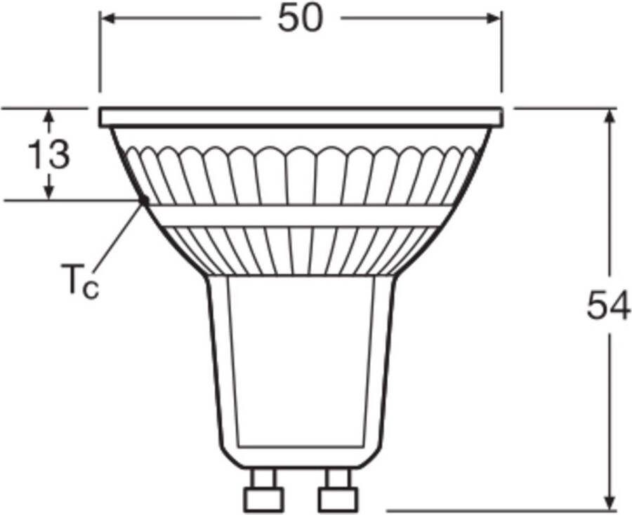 Osram Superstar dimbare LED lamp met bijzonder hoge kleurweergave (CRI9-) GU1--basis helder glas Koud wit (4---K) 23- Lumen substituut voor 35W-verlichtingsmiddel dimbaar 1-Pak