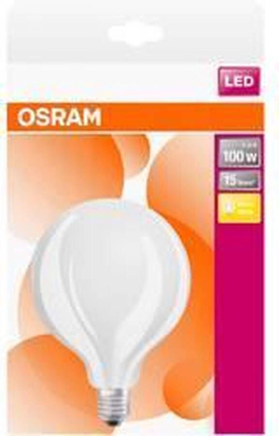 Osram 4058075269897 LED-lamp Energielabel D (A G) E27 Bol 10 W Warmwit (Ø x l) 124.0 mm x 168.0 mm 1 stuk(s)