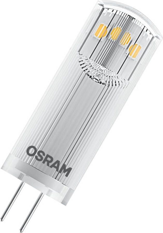 Osram 4058075431966 LED-lamp Energielabel F (A G) G4 Ballon 1.8 W = 20 W Warmwit (Ø x l) 13 mm x 36 mm 1 stuk(s)