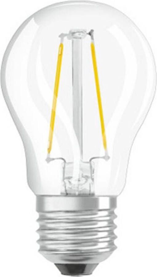 Osram 4058075434325 LED-lamp Energielabel F (A G) E27 Peer 1.5 W = 15 W Warmwit (Ø x l) 45 mm x 77 mm 1 stuk(s)